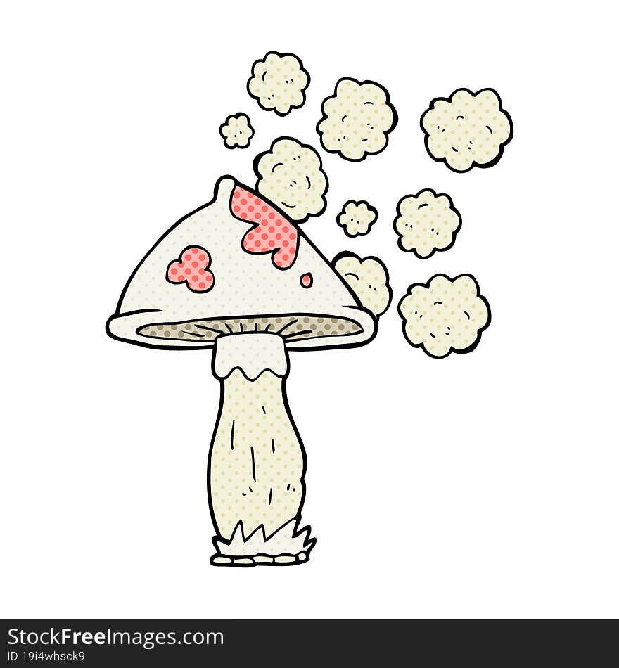 cartoon mushroom