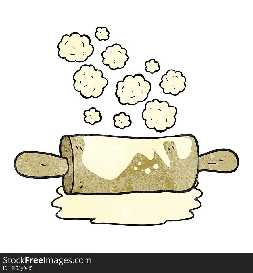 Textured Cartoon Rolling Pin