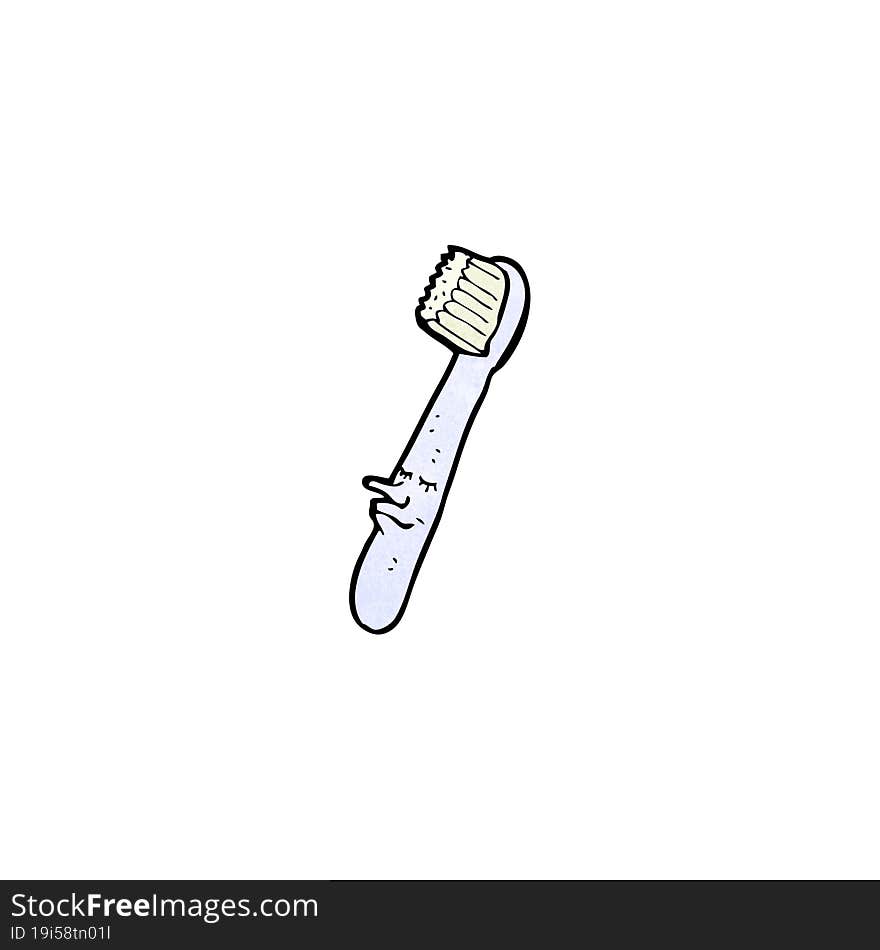 cartoon toothbrush