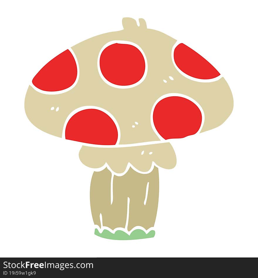 Cartoon Doodle Toadstool