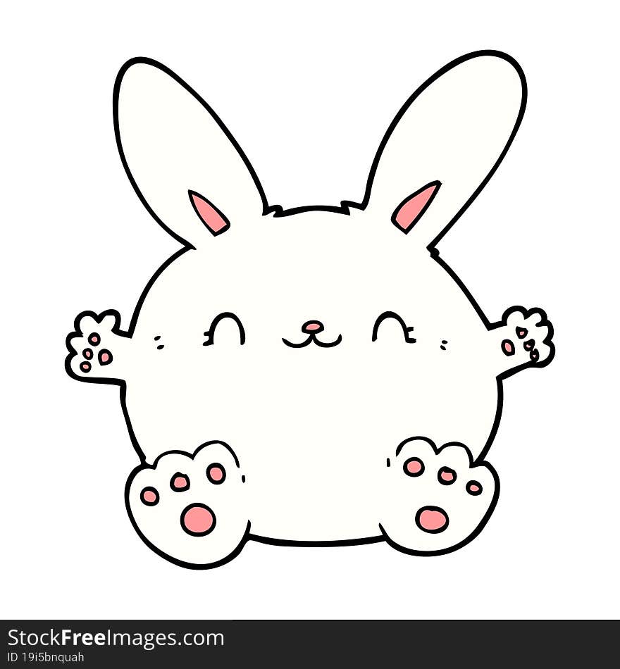 cute cartoon rabbit