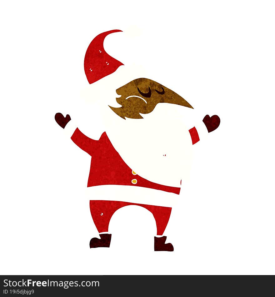 cartoon santa claus