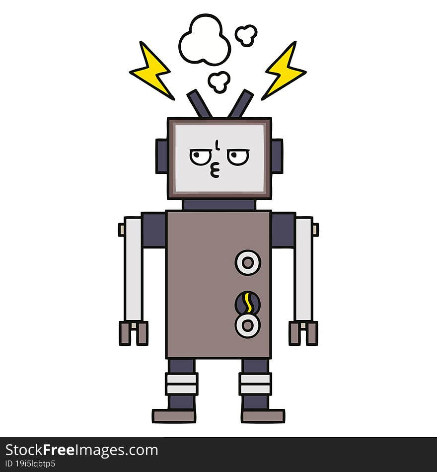 Cute Cartoon Robot