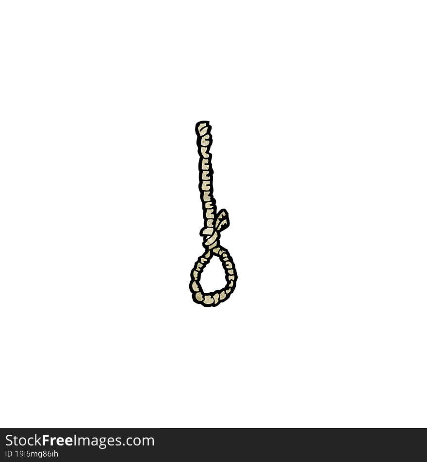 cartoon hanging noose