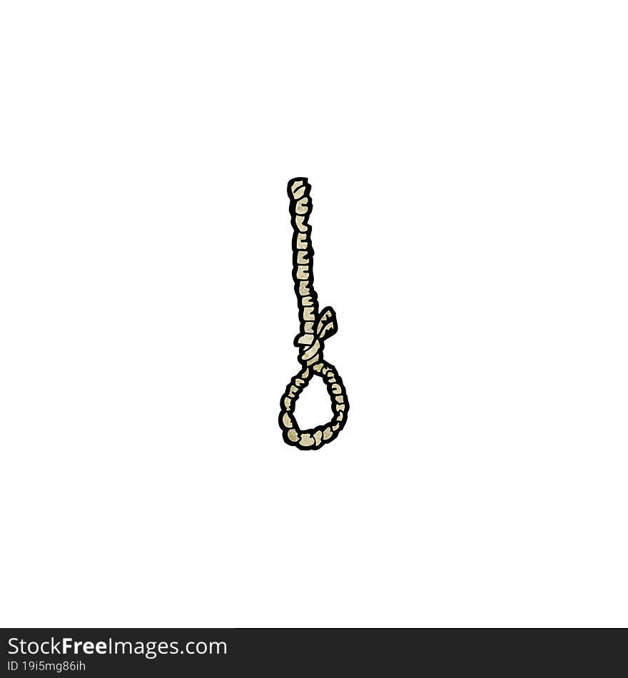 Cartoon Hanging Noose