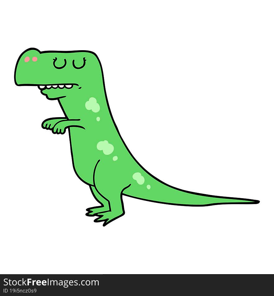 cartoon dinosaur