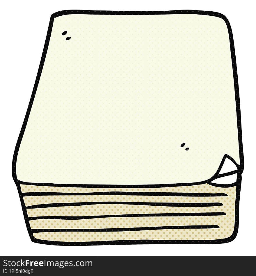 Cartoon Stack Of Paper