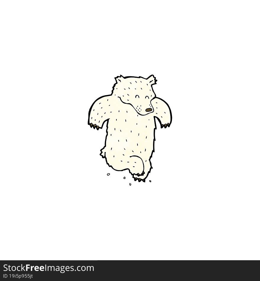 Dancing Polar Bear Cartoon