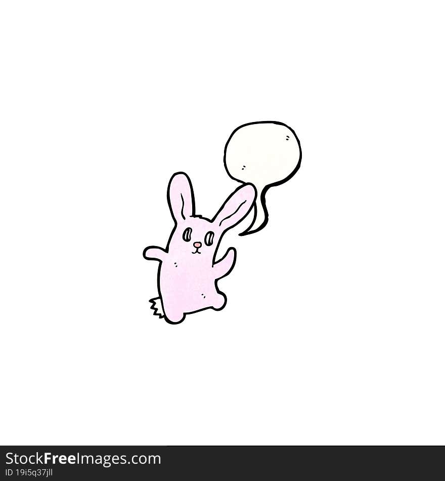 Cartoon Pink Bunny Rabbit