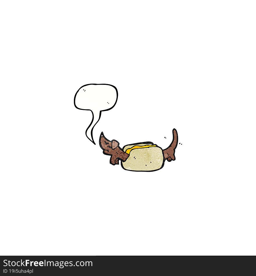 sausage dog cartoon