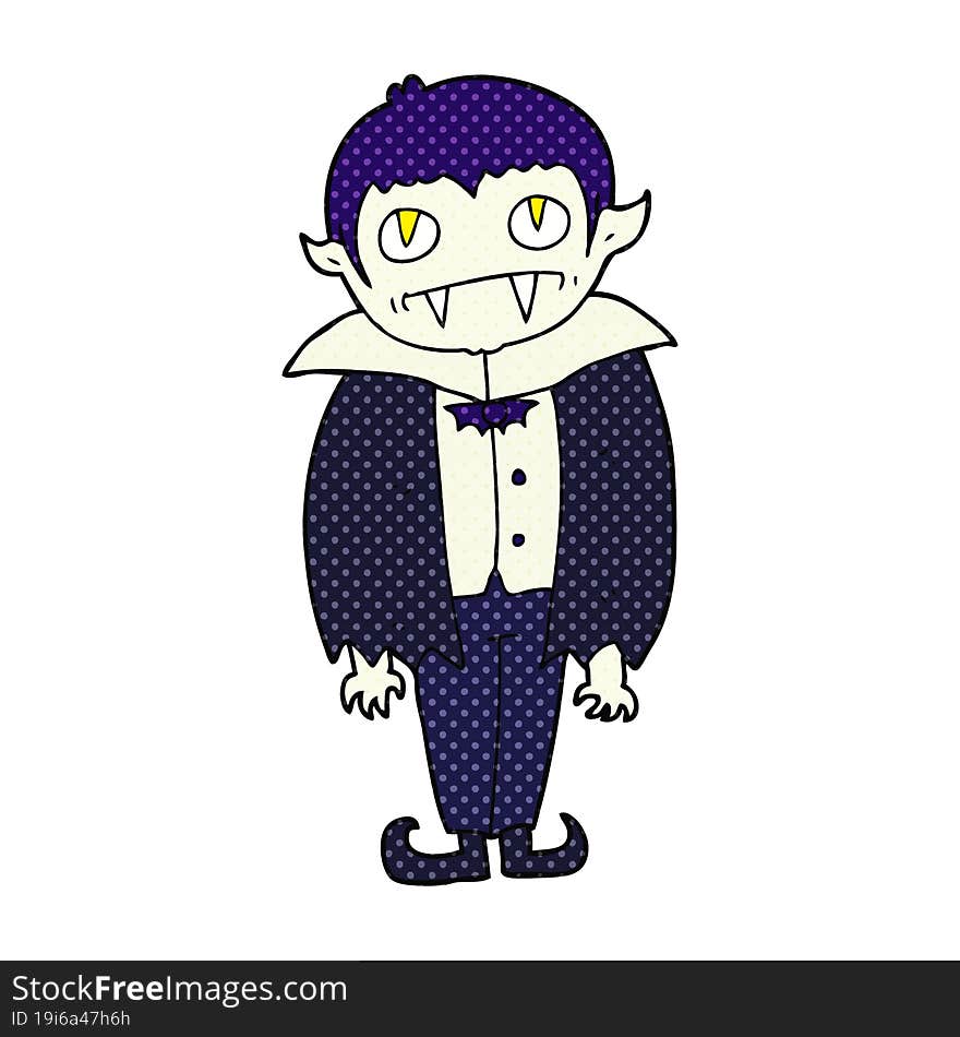 cartoon vampire boy