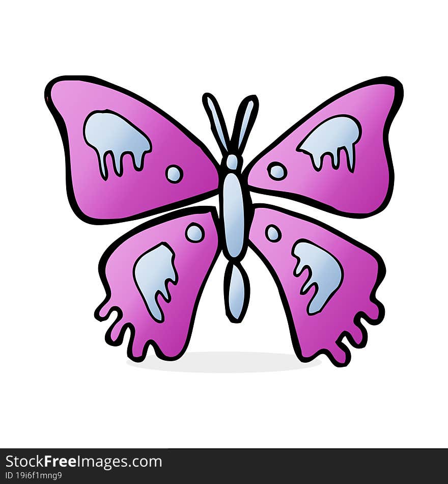 cartoon butterfly