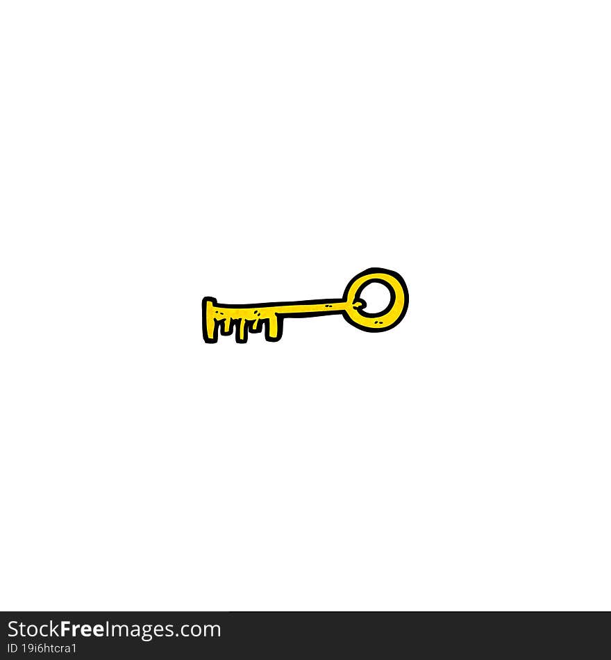 cartoon key