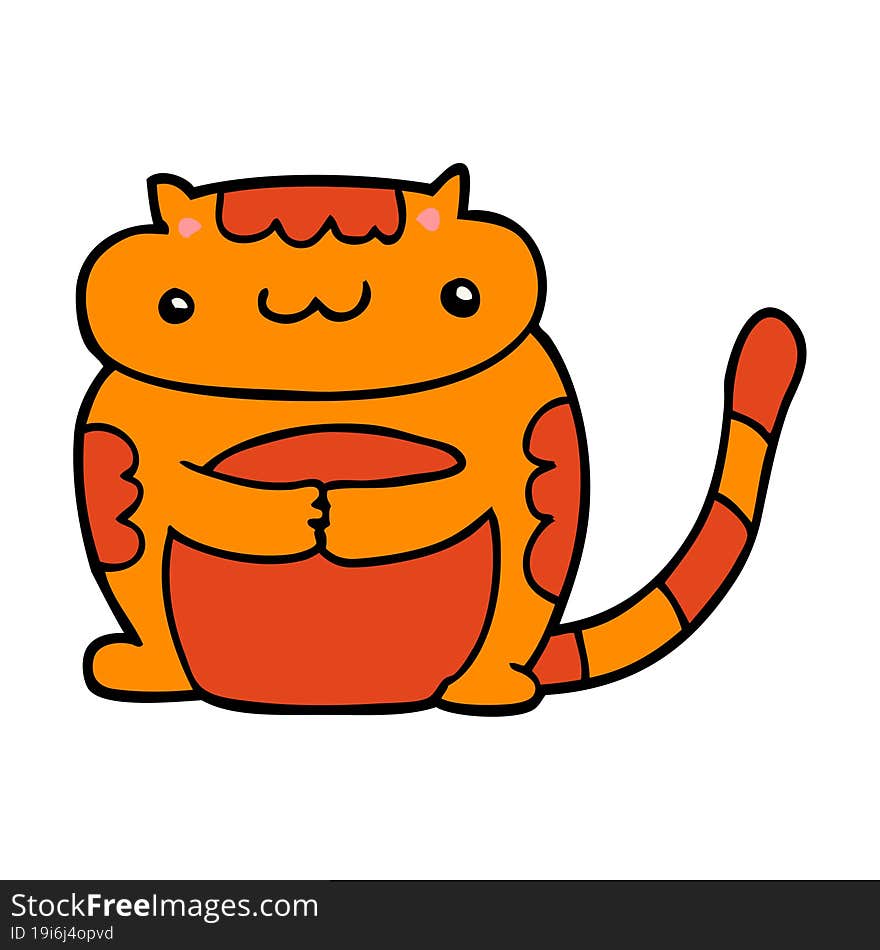 cute cartoon cat