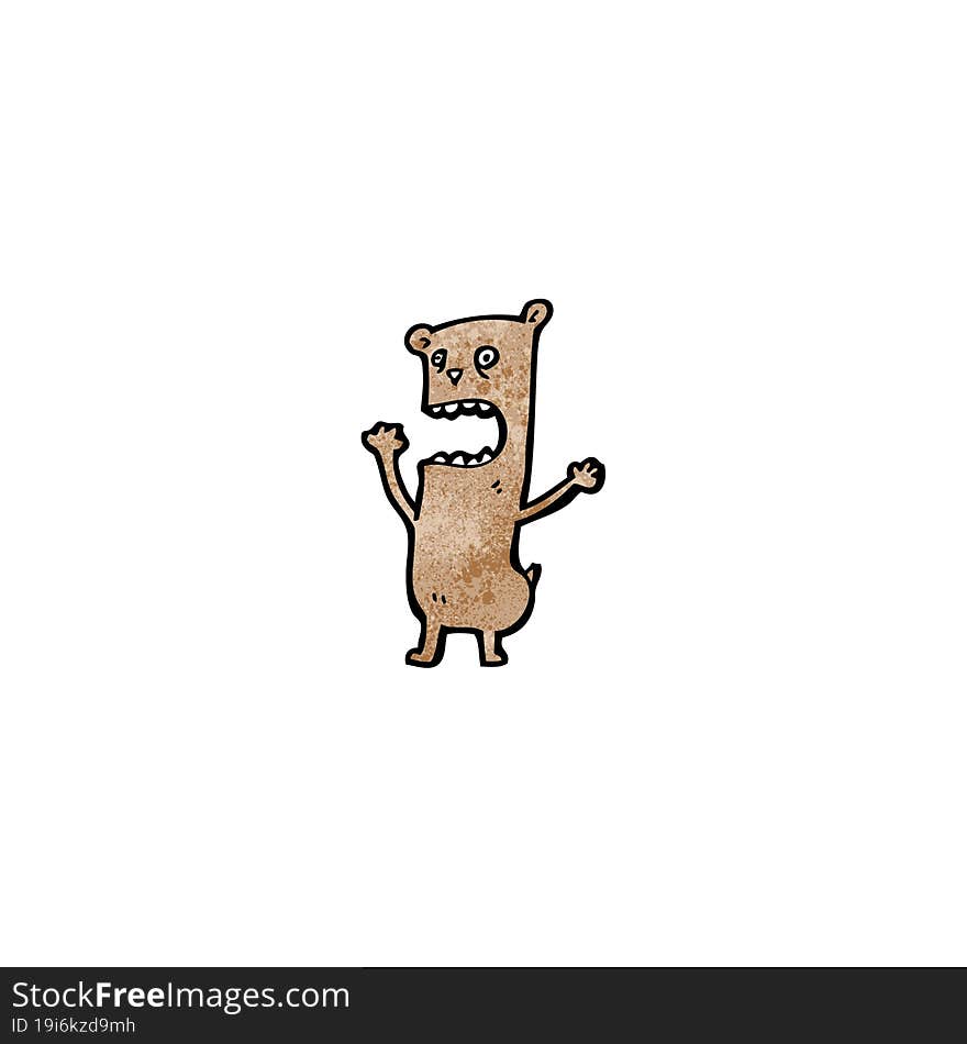 Funny Cartoon Bear