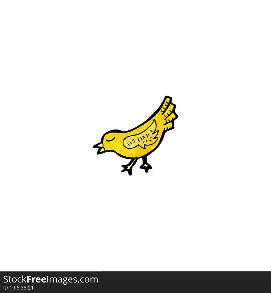 cartoon bird