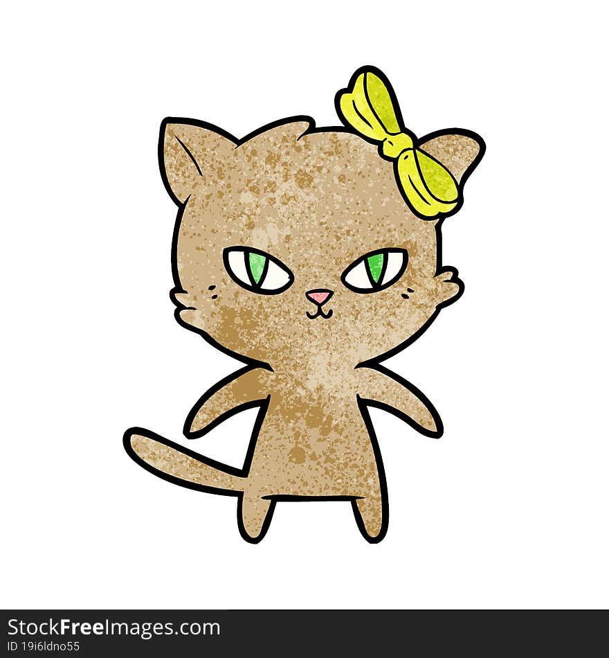 cute cartoon cat. cute cartoon cat