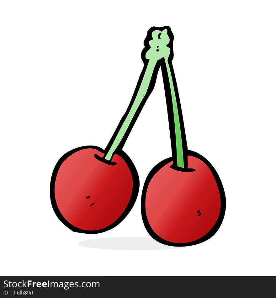 cartoon cherries