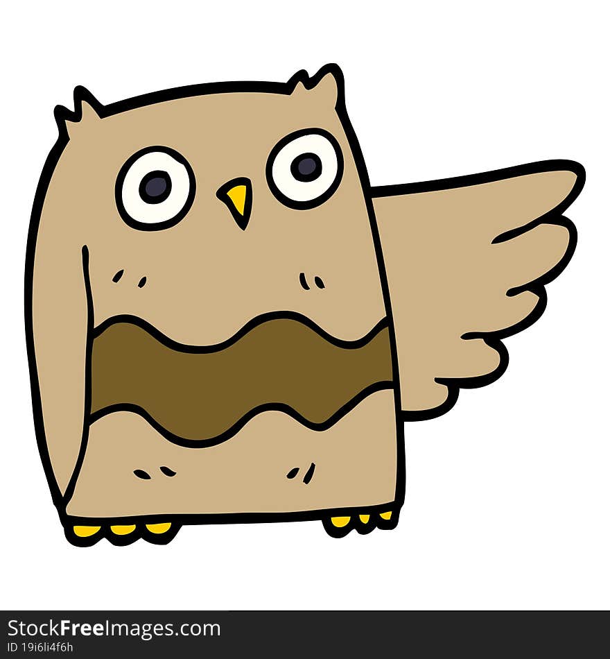 cartoon doodle cute owl