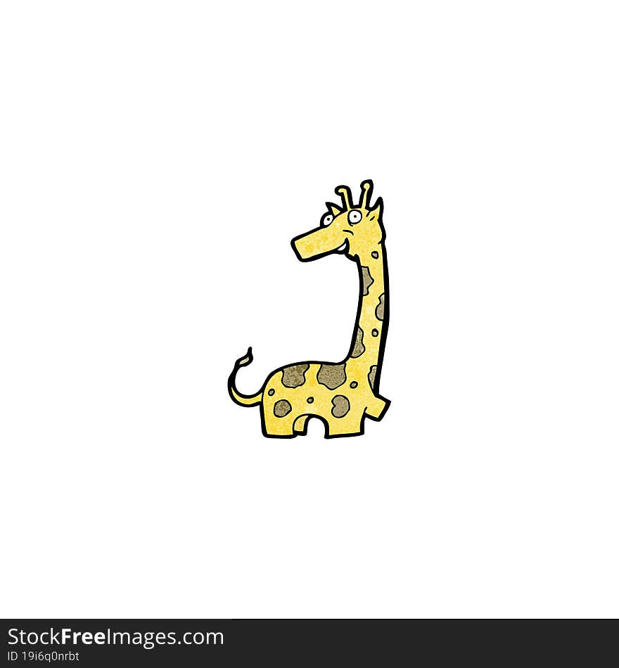 funny cartoon giraffe