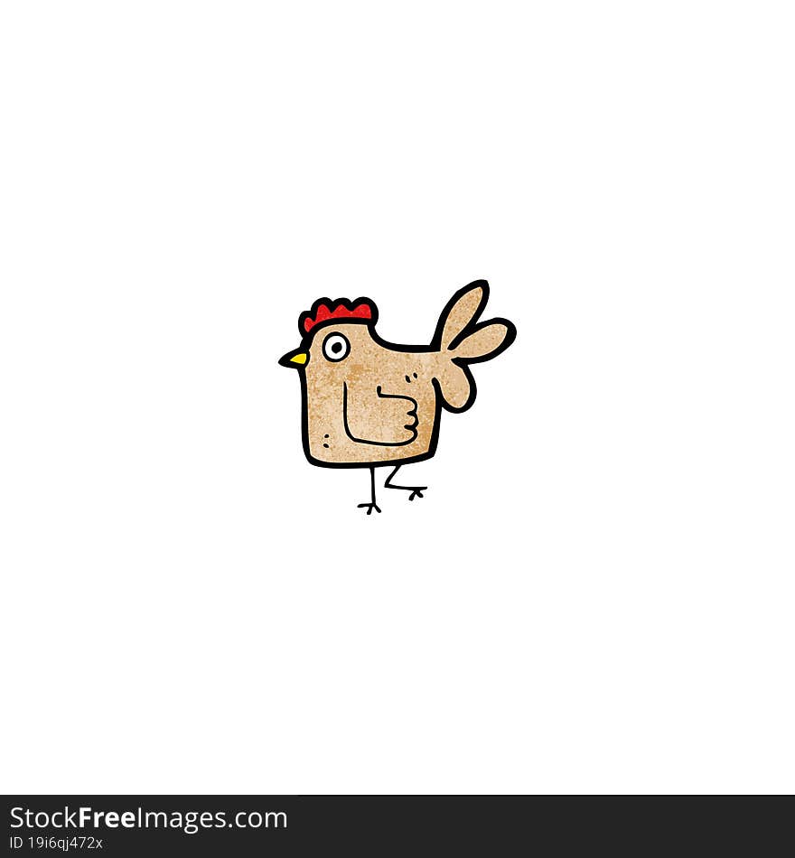 cartoon hen