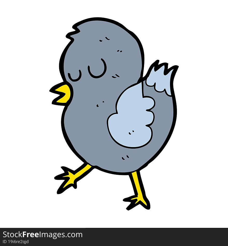 cartoon bird