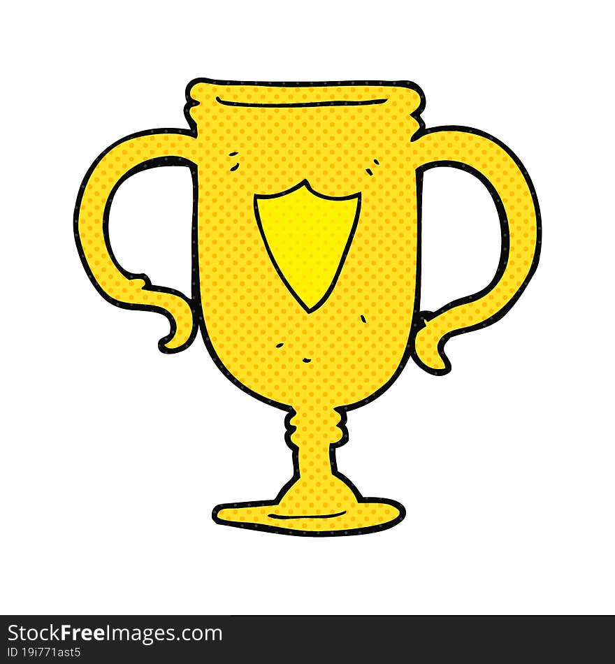 Cartoon Sports Trophy