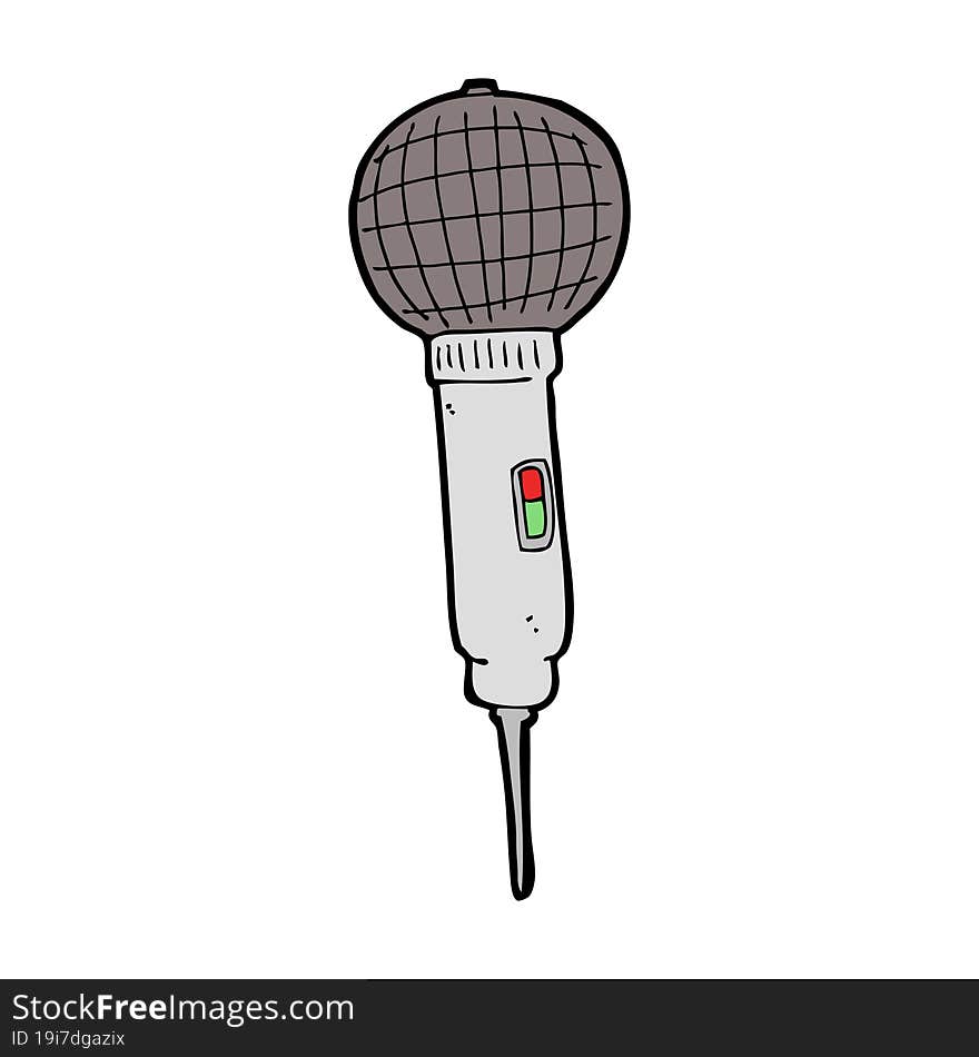 cartoon microphone