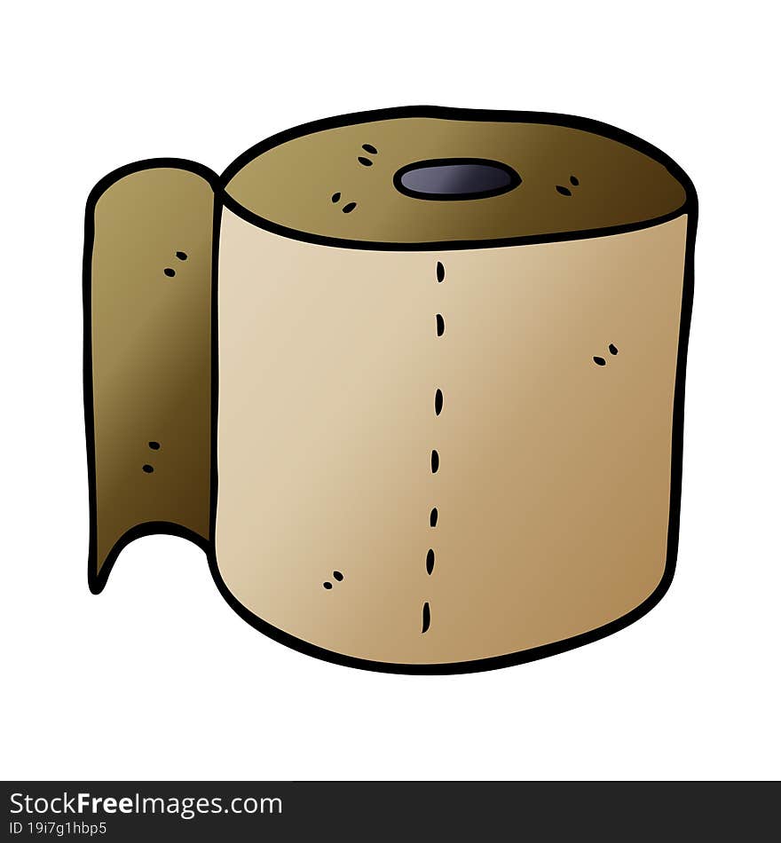 Cartoon Doodle Toilet Roll