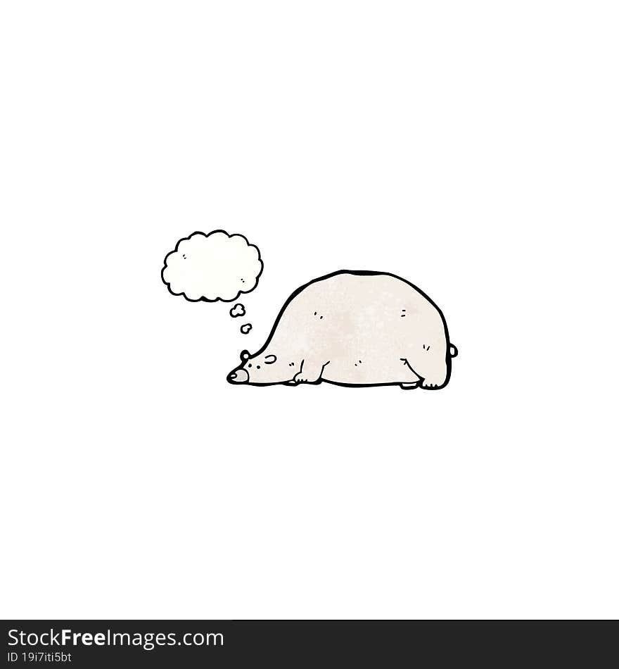 Funny Cartoon Polar Bear