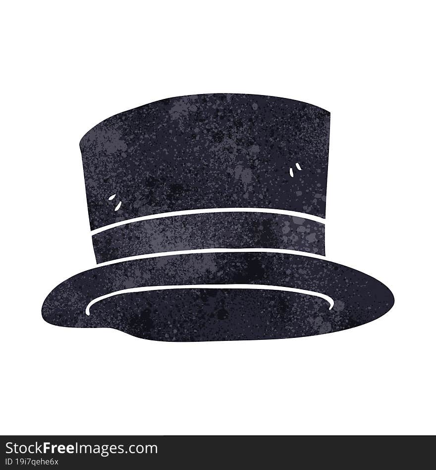 Retro Cartoon Top Hat