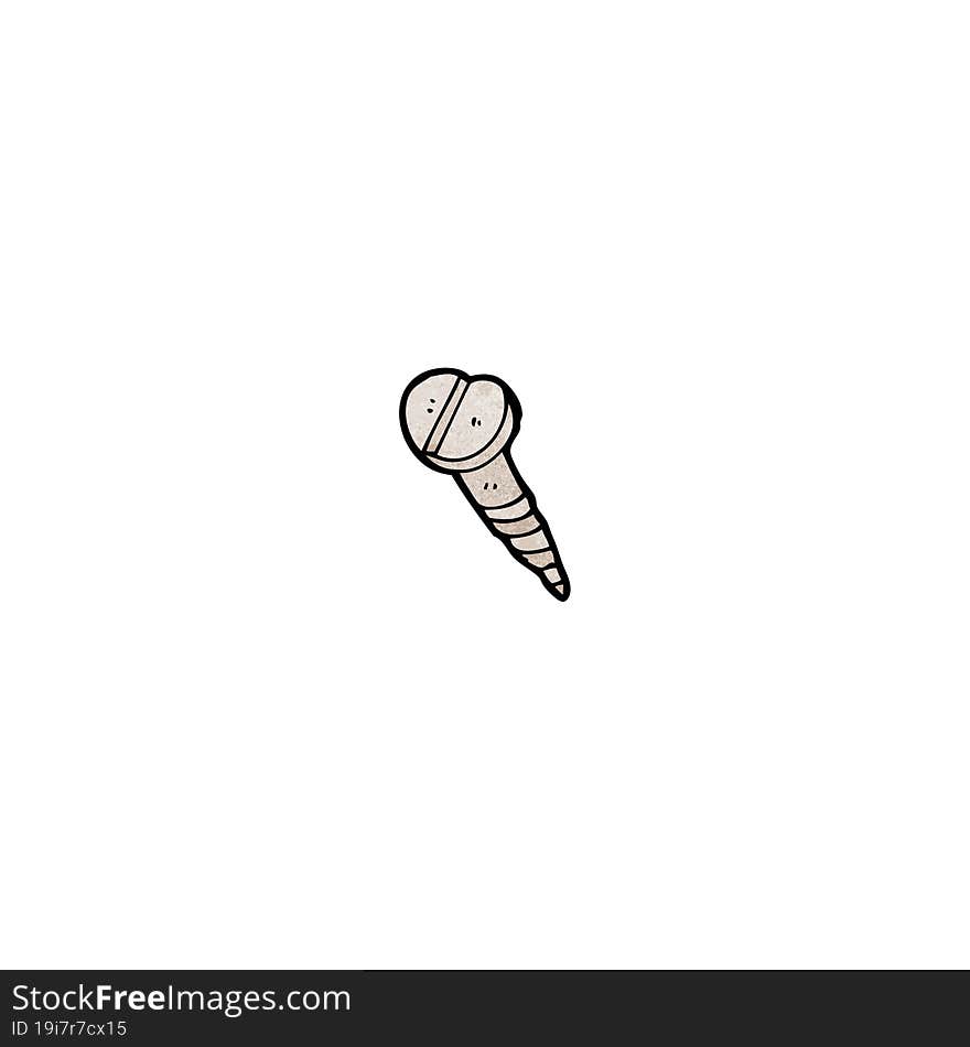 cartoon screw