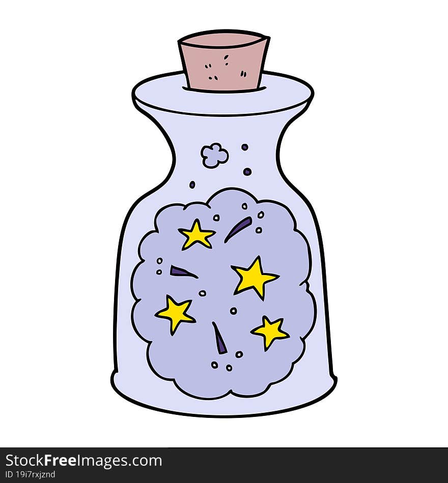 cartoon magic potion. cartoon magic potion