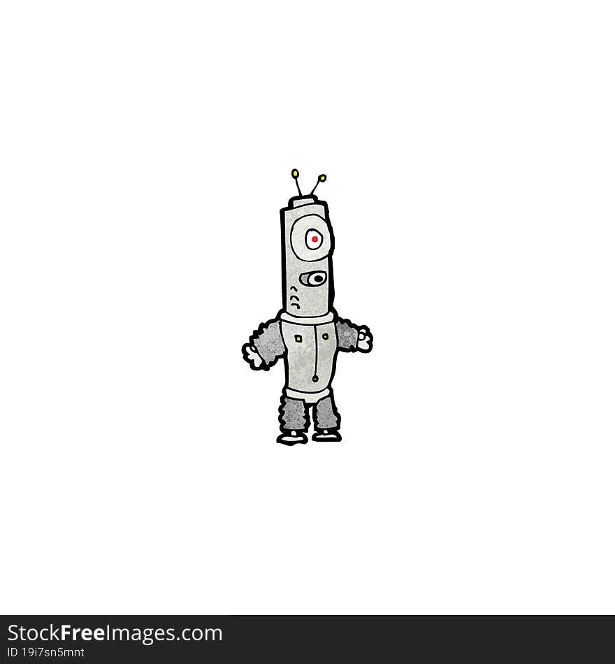 Cartoon Funny Robot