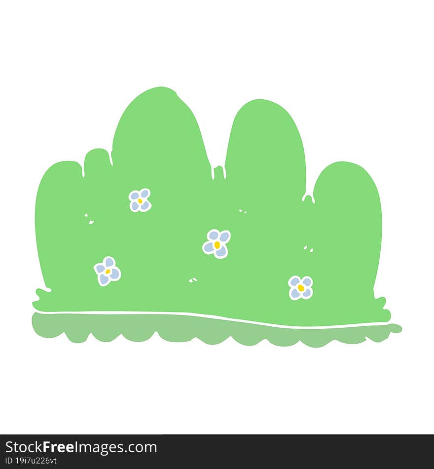 flat color style cartoon hedge