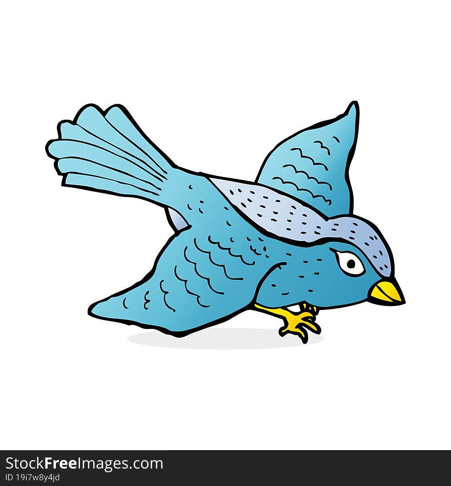 Cartoon Flying Bird