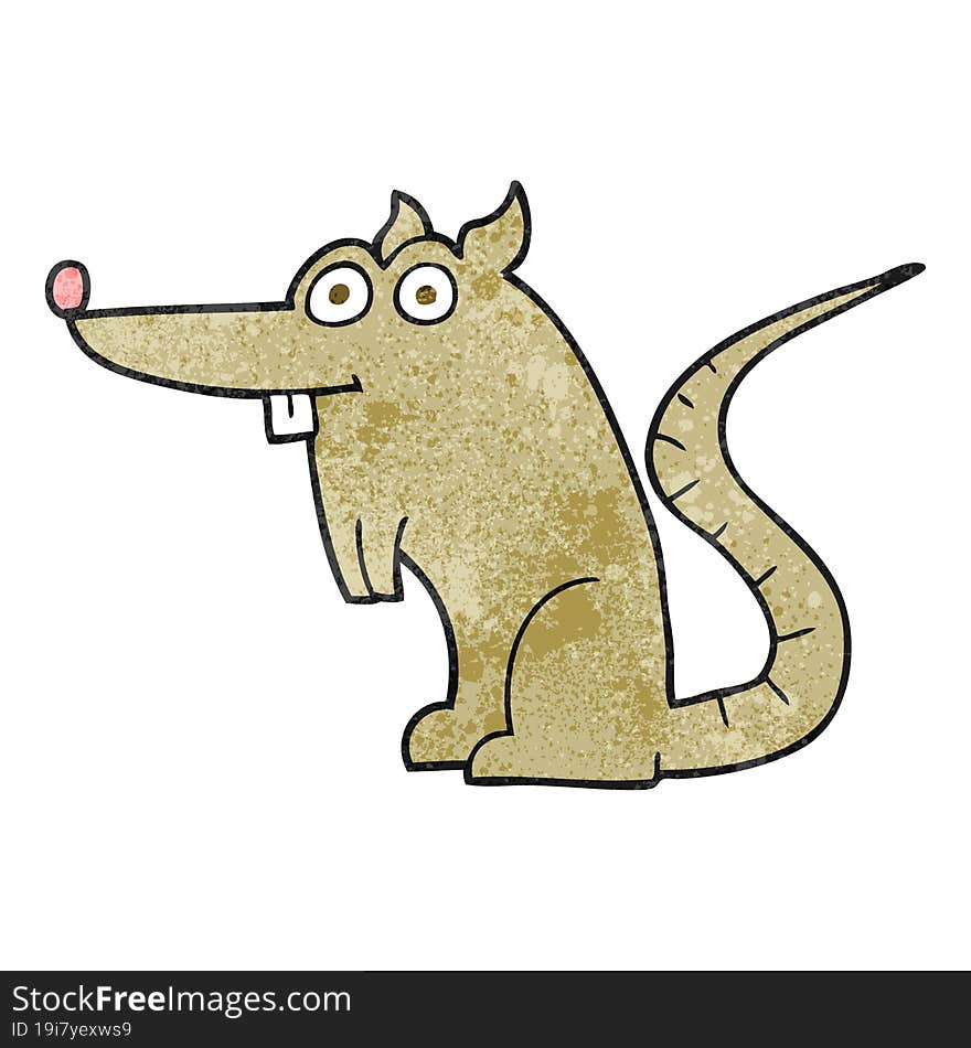 Textured Cartoon Rat