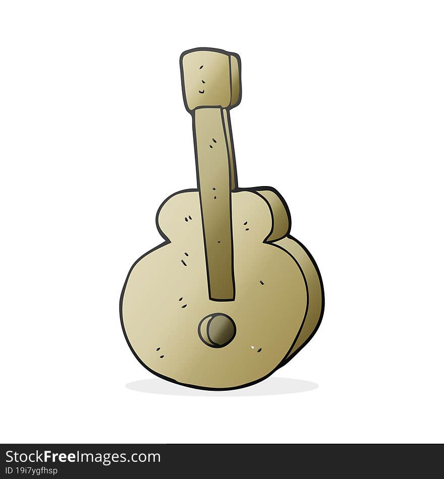 cartoon guitar