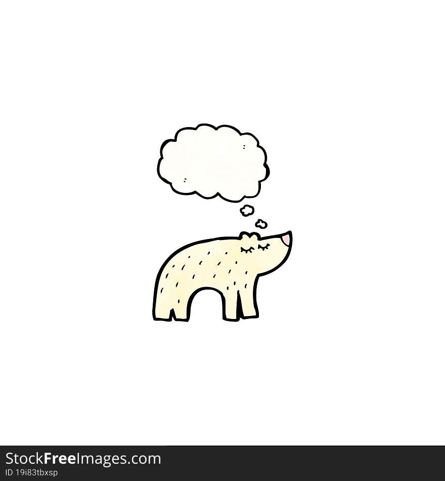 cute cartoon polar bear