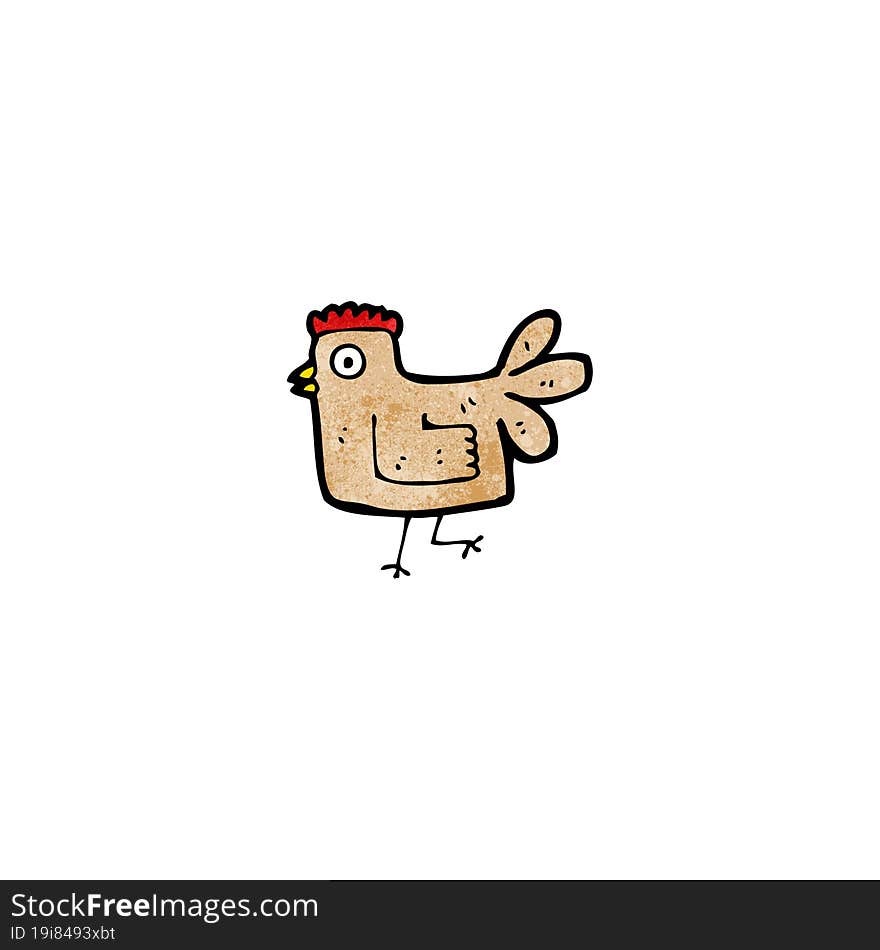 cartoon hen