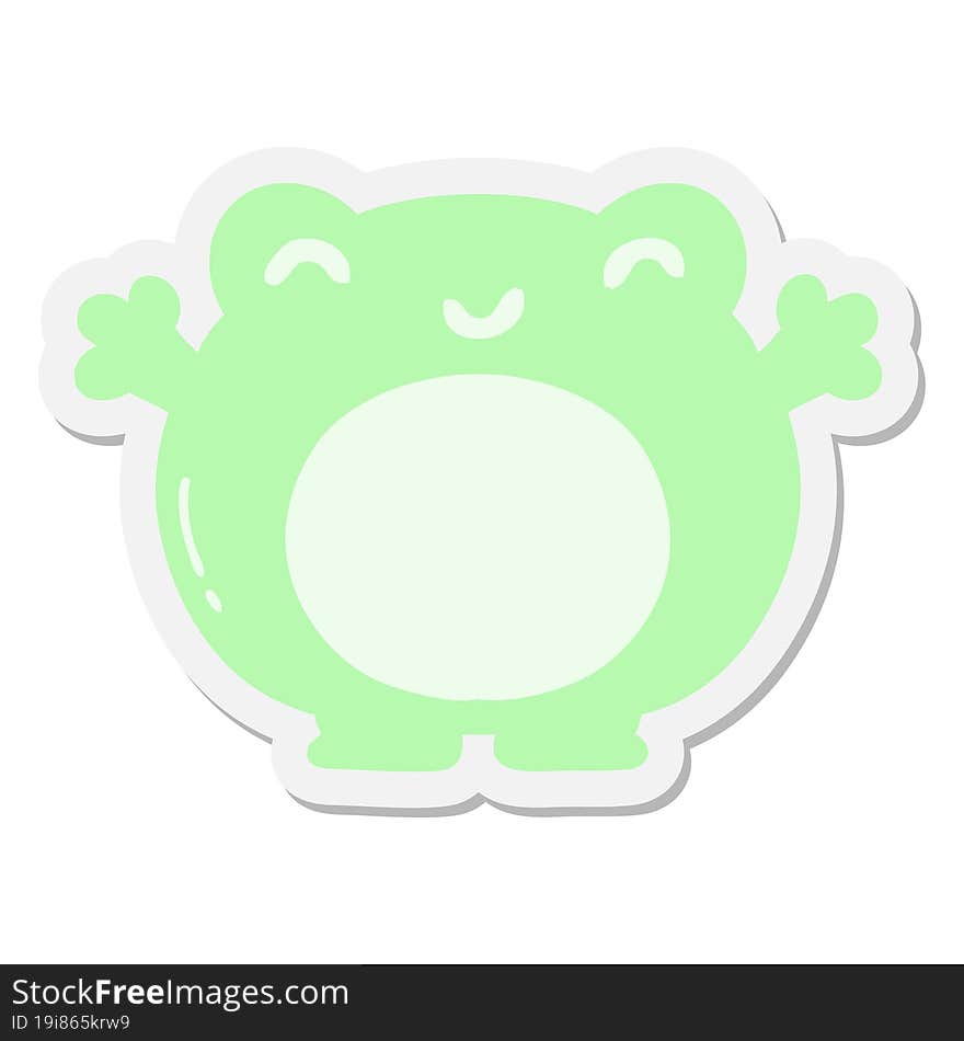 frog sticker