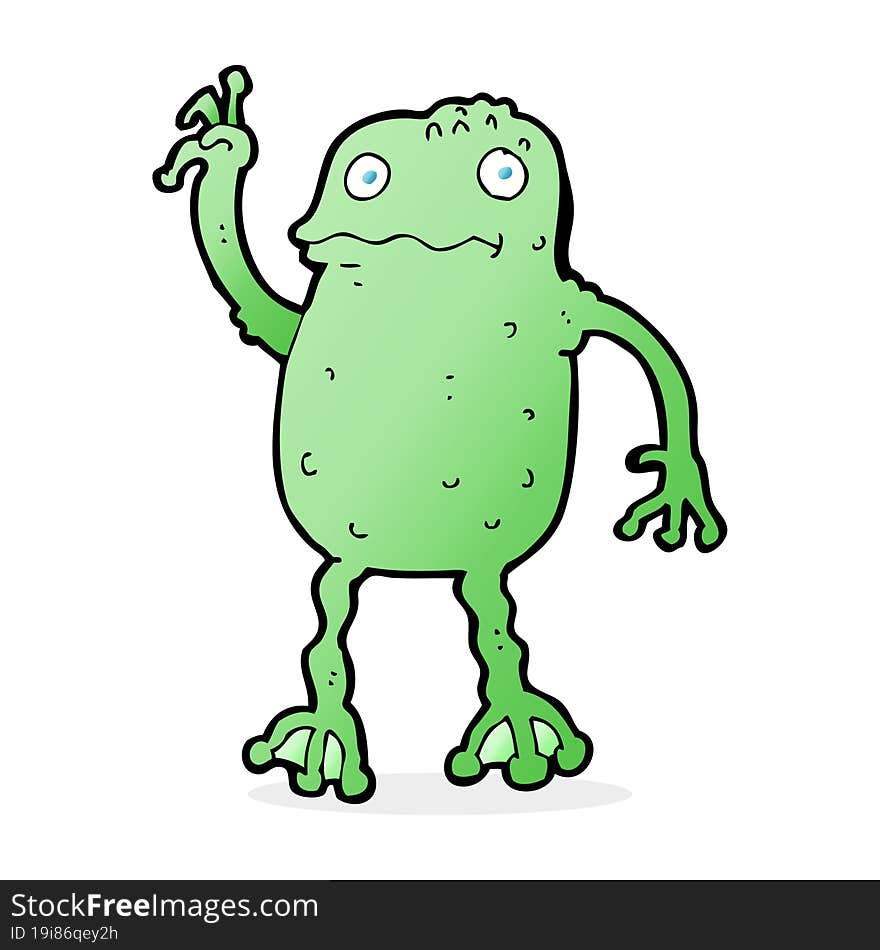 cartoon frog