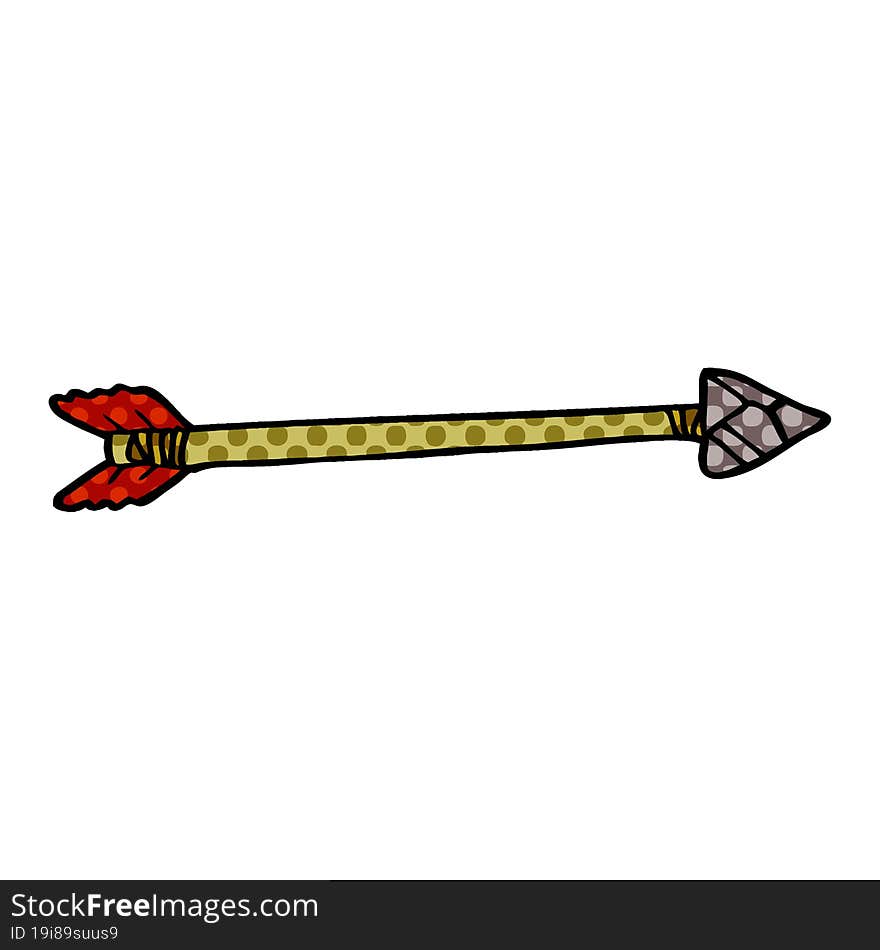 cartoon doodle arrow