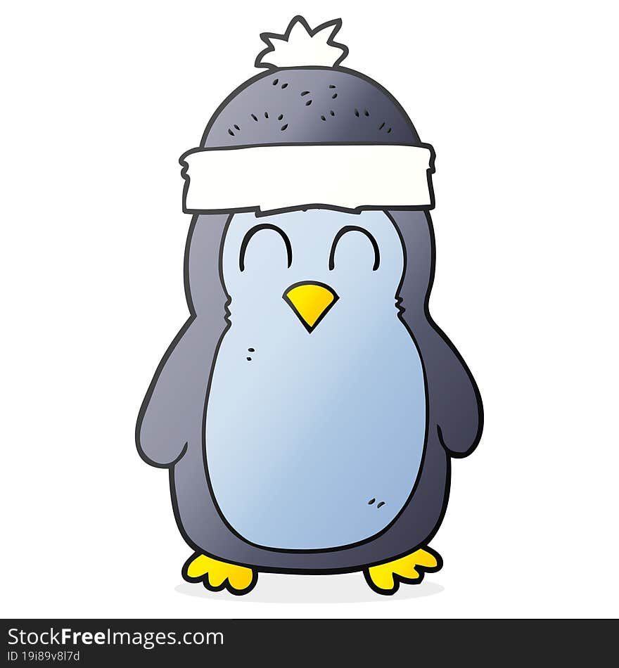 cartoon penguin