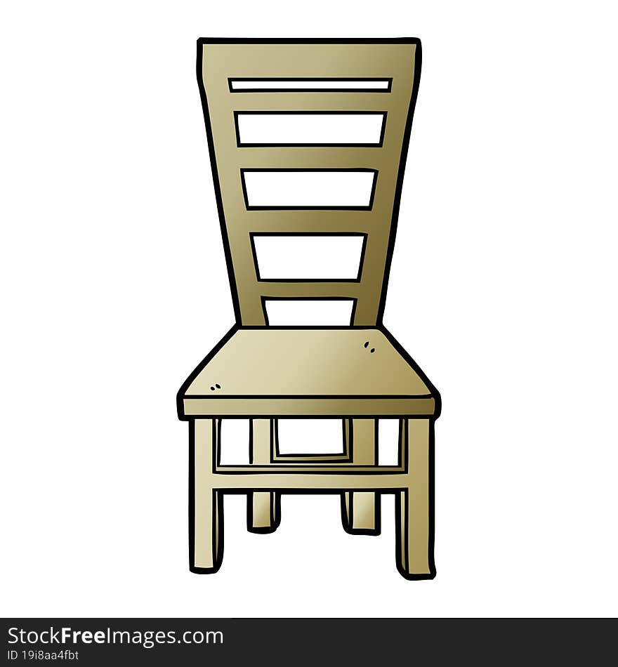 old wooden chair cartoon. old wooden chair cartoon