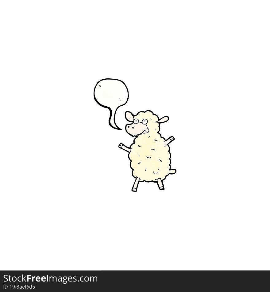 cartoon sheep