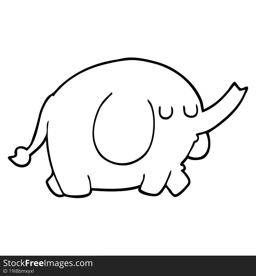 cartoon elephant