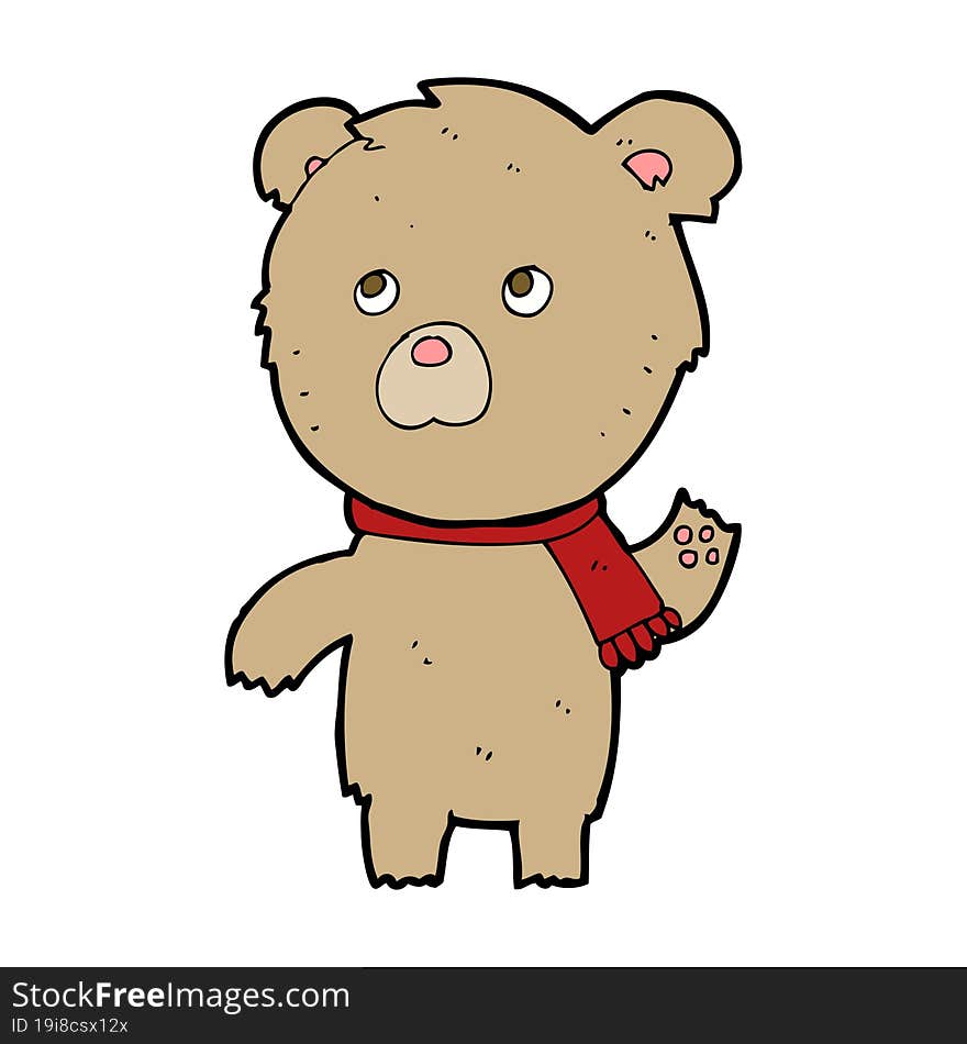 cartoon teddy bear