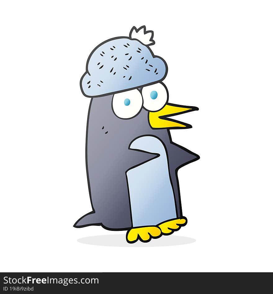 cartoon penguin