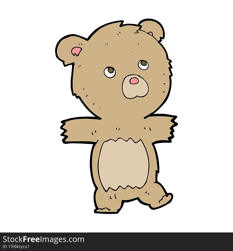 cartoon cute teddy bear